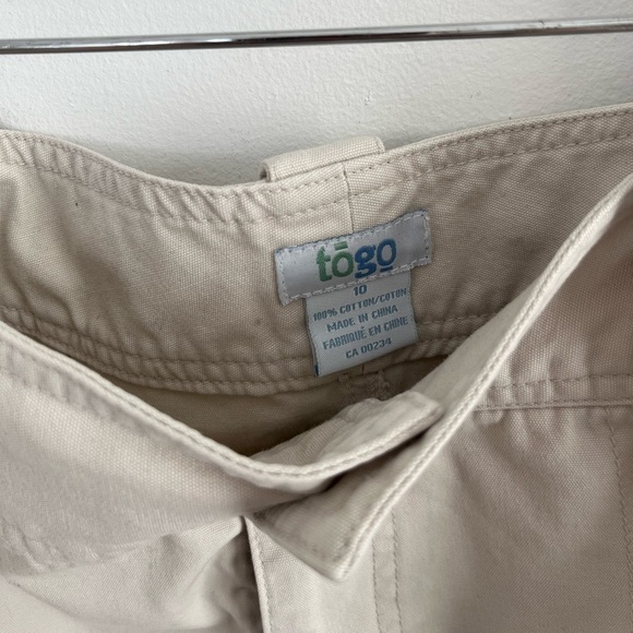 Vintage Y2K Cream Cargo Mid Thigh Skirt - Picture 6 of 9